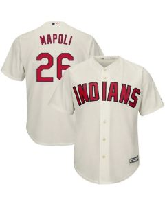 indians #26 Mike Napoli Cream Alternate Stitched Youth MLB Jersey
