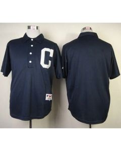 indians Blank Navy Blue 1902 Turn Back The Clock Stitched MLB Jersey