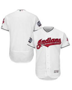 indians Blank White Flexbase Authentic Collection 2016 World Series Bound Stitched MLB Jersey
