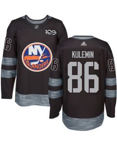 Islanders #86 Nikolay Kulemin Black 1917-2017 100th Anniversary Stitched NHL Jersey
