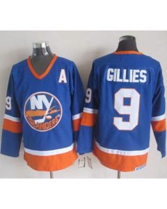Islanders #9 Clark Gillies Baby Blue CCM Throwback Stitched NHL Jersey