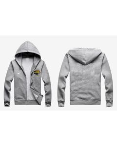 Jacksonville Jaguars Authentic Logo Hoodie Grey