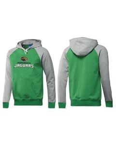 Jacksonville Jaguars Authentic Logo Pullover Hoodie Green & Grey