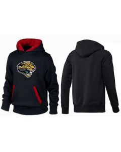 Jacksonville Jaguars Logo Pullover Hoodie Black & Red