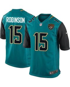 Jaguars #15 Allen Robinson Teal Green Team Color Youth Stitched NFL Elite Jersey
