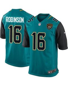 Jaguars #16 Denard Robinson Teal Green Team Color Youth Stitched NFL Elite Jersey