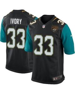Jaguars #33 Chris Ivory Black Alternate Youth Stitched NFL Elite Jersey