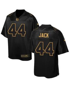 Jaguars #44 Myles Jack Black Men's Stitched NFL Elite Pro Line Gold Collection Jersey