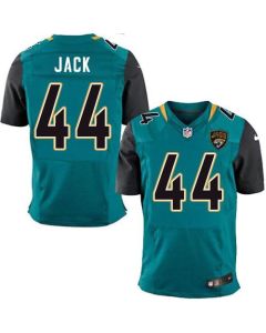 Jaguars #44 Myles Jack Teal Green Team Color Men's Stitched NFL Elite Jersey
