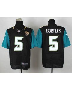 Jaguars #5 Blake Bortles Black Alternate Men's Stitched NFL Elite Jersey