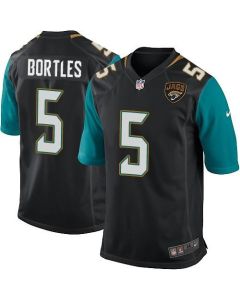 Jaguars #5 Blake Bortles Black Alternate Youth Stitched NFL Elite Jersey