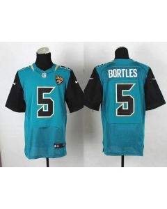 Jaguars #5 Blake Bortles Teal Green Team Color Men's Stitched NFL Elite Jersey