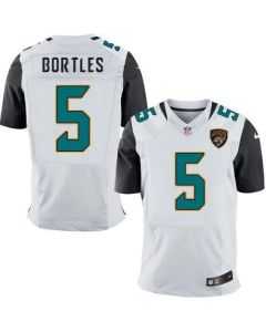 Jaguars #5 Blake Bortles White Men's Stitched NFL Elite Jersey
