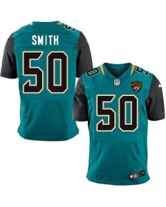 Jaguars #50 Telvin Smith Teal Green Team Color Men's Stitched NFL Elite Jersey