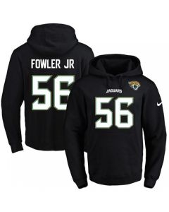 Jaguars #56 Dante Fowler Jr Black Name & Number Pullover NFL Hoodie