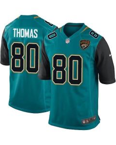 Jaguars #80 Julius Thomas Teal Green Team Color Youth Stitched NFL Elite Jersey