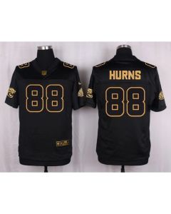Jaguars #88 Allen Hurns Black Men's Stitched NFL Elite Pro Line Gold Collection Jersey