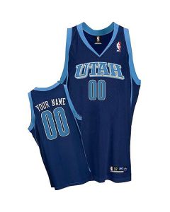 Jazz Personalized Authentic Blue NBA Jersey