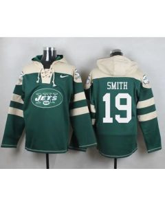 Jets #19 Devin Smith Green Player Pullover NFL Hoodie
