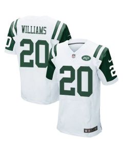 Jets #20 Marcus Williams White Men's Stitched NFL Elite Jersey