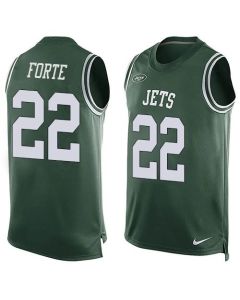 Jets #22 Matt Forte Green Team Color Men's Stitched NFL Limited Tank Top Jersey