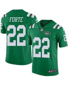 Jets #22 Matt Forte Green Youth Stitched NFL Elite Rush Jersey