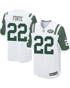 Jets #22 Matt Forte White Youth Stitched NFL Elite Jersey