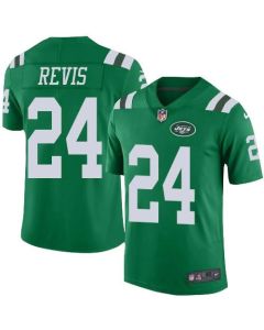 Jets #24 Darrelle Revis Green Men's Stitched NFL Elite Rush Jersey