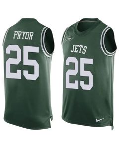 Jets #25 Calvin Pryor Green Team Color Men's Stitched NFL Limited Tank Top Jersey