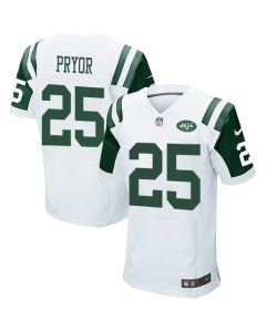 Jets #25 Calvin Pryor White Men's Stitched NFL Elite Jersey