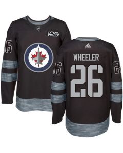 Jets #26 Blake Wheeler Black 1917-2017 100th Anniversary Stitched NHL Jersey