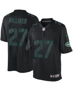 Jets #27 Dee Milliner Black Men's Stitched NFL Impact Limited Jersey