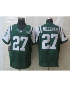 Jets #27 Dee Milliner Green Team Color Men's Stitched NFL Elite Jersey