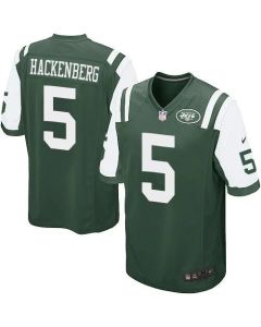 Jets #5 Christian Hackenberg Green Team Color Youth Stitched NFL Elite Jersey