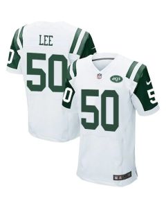 Jets #50 Darron Lee White Men's Stitched NFL Elite Jersey