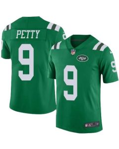 Jets #9 Bryce Petty Green Men's Stitched NFL Elite Rush Jersey