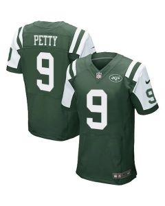 Jets #9 Bryce Petty Green Team Color Men's Stitched NFL Elite Jersey