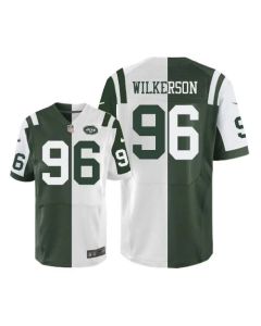Jets #96 Muhammad Wilkerson Green/White Men's Stitched NFL Elite Split Jersey