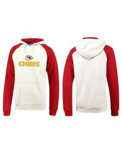 Kansas City Chiefs Authentic Logo Pullover Hoodie White & Red