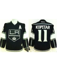 Kings #11 Anze Kopitar Black Home Stitched Youth NHL Jersey