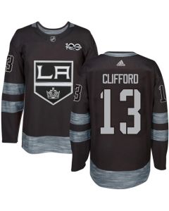 Kings #13 Kyle Clifford Black 1917-2017 100th Anniversary Stitched NHL Jersey