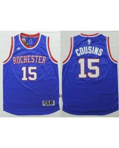 Kings #15 DeMarcus Cousins Light Blue 2014-15 Hardwood Classics Stitched NBA Jersey