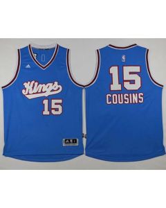 Kings #15 DeMarcus Cousins New Light Blue Stitched NBA Jersey