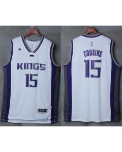Kings #15 DeMarcus Cousins White New Stitched NBA Jersey