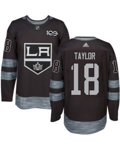 Kings #18 Dave Taylor Black 1917-2017 100th Anniversary Stitched NHL Jersey