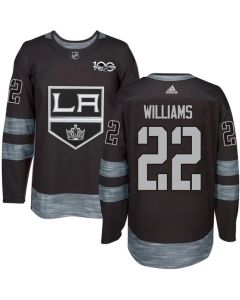 Kings #22 Tiger Williams Black 1917-2017 100th Anniversary Stitched NHL Jersey