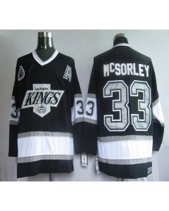 Kings #33 Martin McSorley Black CCM Throwback Stitched NHL Jersey