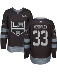 Kings #33 Marty Mcsorley Black 1917-2017 100th Anniversary Stitched NHL Jersey