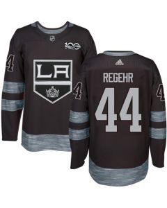 Kings #44 Robyn Regehr Black 1917-2017 100th Anniversary Stitched NHL Jersey