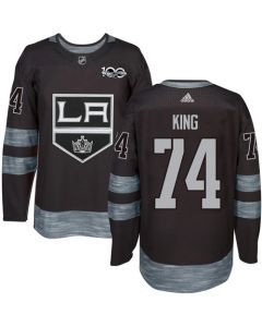 Kings #74 Dwight King Black 1917-2017 100th Anniversary Stitched NHL Jersey